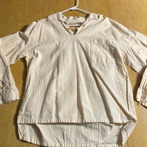 Scully Men’s Off White Western Long Sleeve Shirt Size L